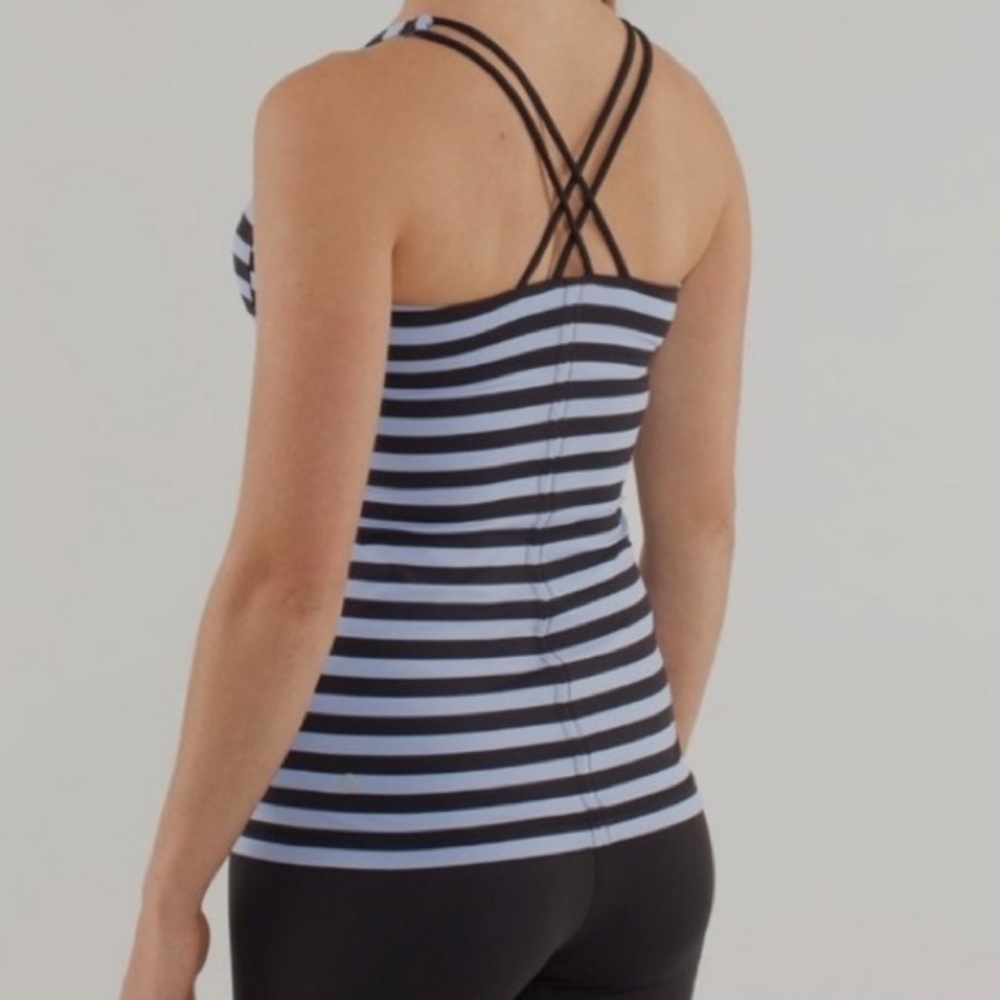 Lululemon Striped Strap Tank Top